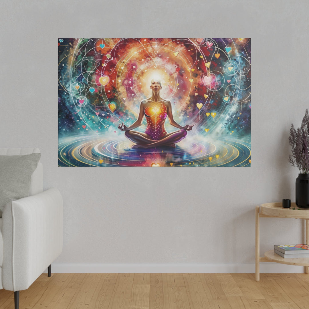 Cosmic Meditation Harmony - Matte Canvas - Canvas - g(0D·IO) - 32" x 32" (Square) - 0.75'' -