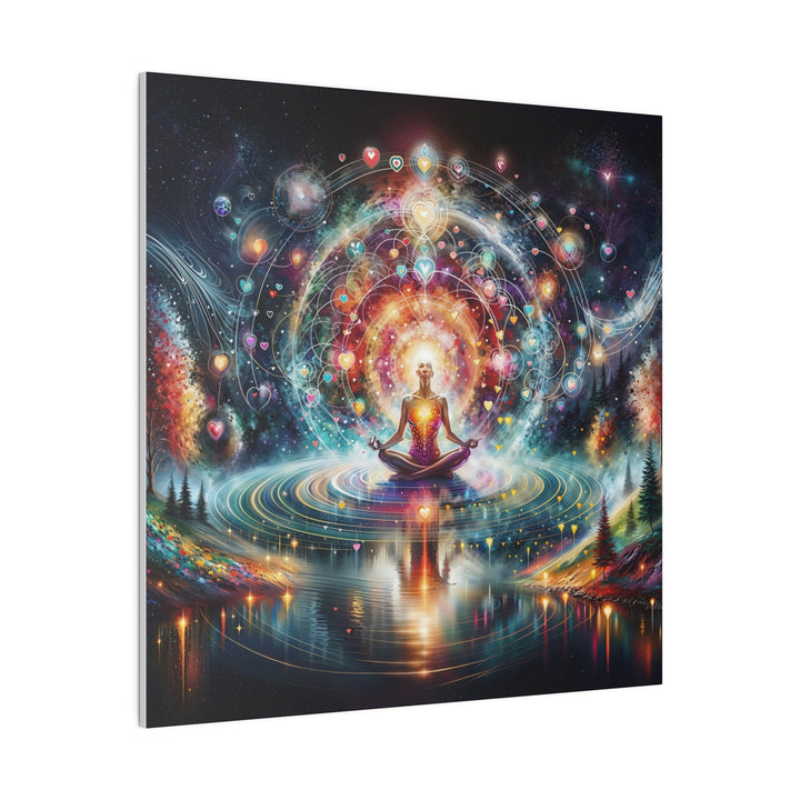 Cosmic Meditation Harmony - Matte Canvas - Canvas - g(0D·IO) - 32" x 32" (Square) - 0.75'' -