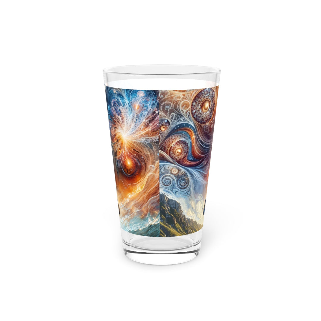 Cosmic Meditation Harmony - Pint Glass - Mug - g(0D·IO) - 16oz - -