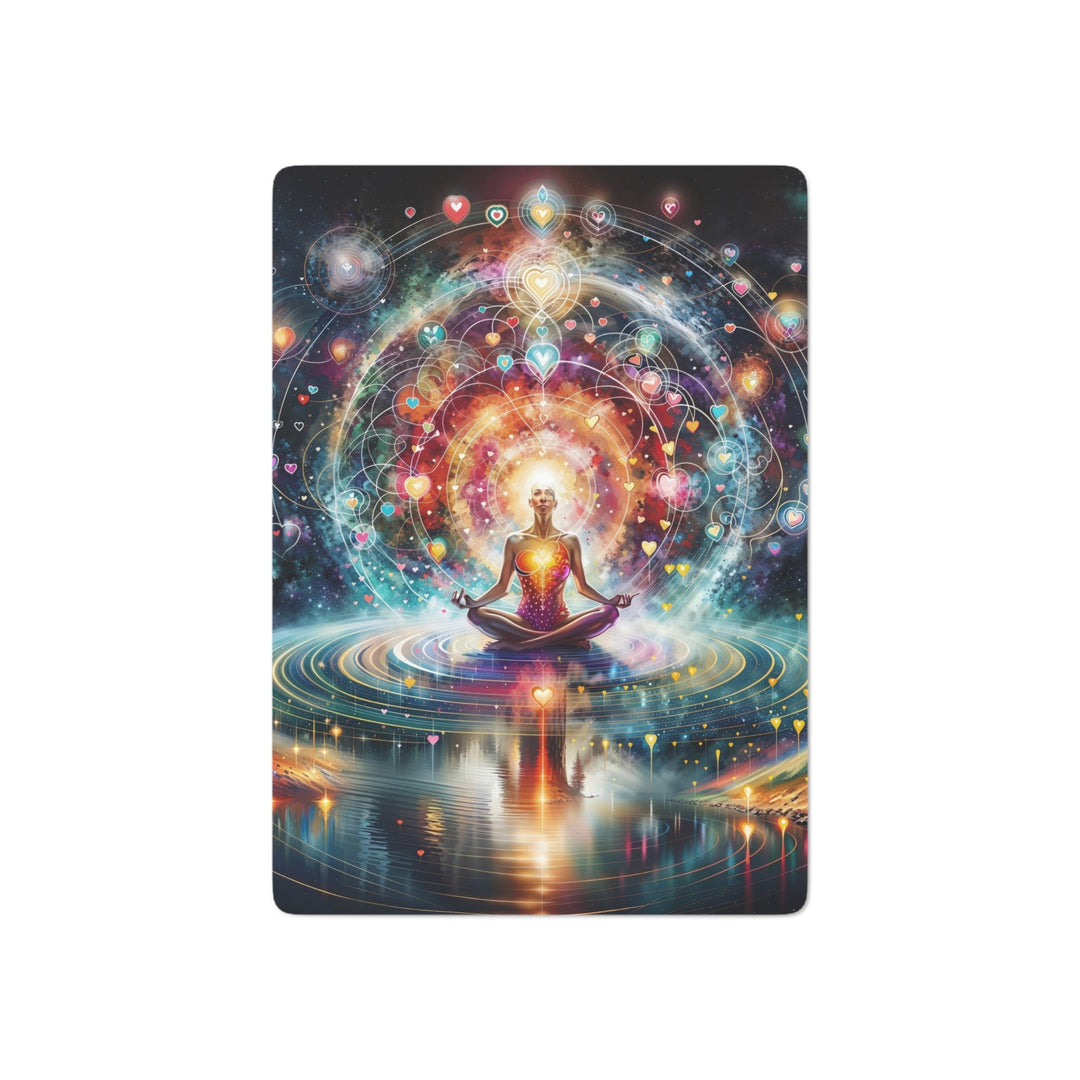 Cosmic Meditation Harmony - Poker Cards - Paper products - g(0D·IO) - 2.47" x 3.47" - White - Semi Glossy