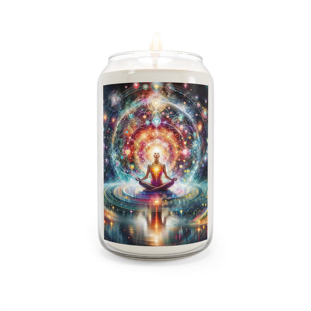 Cosmic Meditation Harmony - Scented Candle - Home Decor - g(0D·IO) - Sea Breeze - 13.75oz -