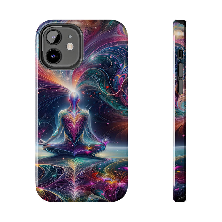 Cosmic Meditation Harmony - Tough Phone Case - Phone Case - g(0D·IO) - iPhone 12 - -