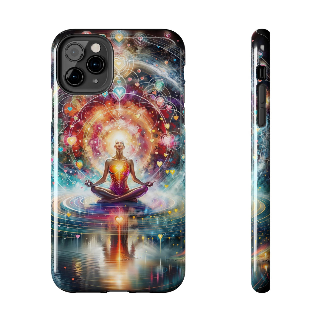 Cosmic Meditation Harmony - Tough Phone Case - Phone Case - g(0D·IO) - iPhone 11 Pro Max - -