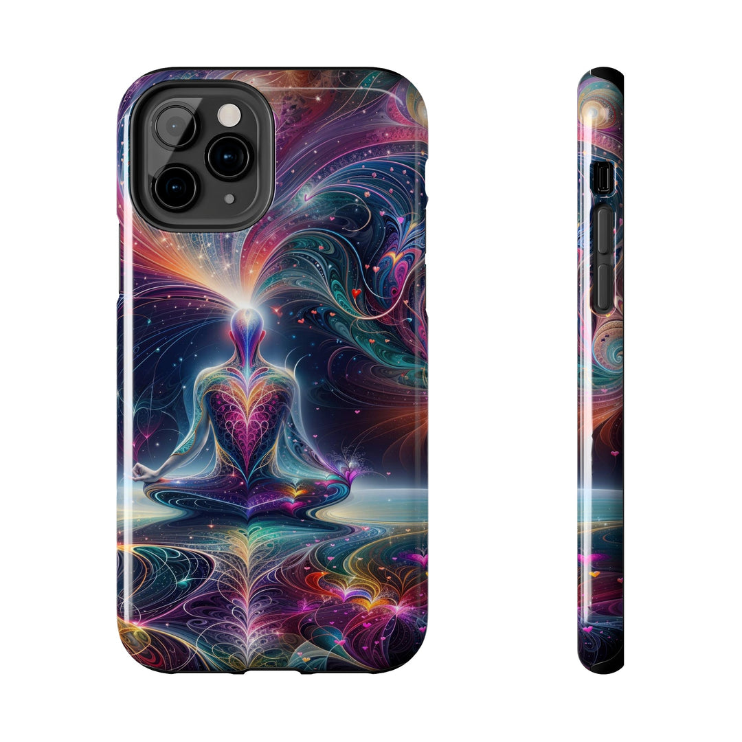 Cosmic Meditation Harmony - Tough Phone Case - Phone Case - g(0D·IO) - iPhone 11 Pro - -