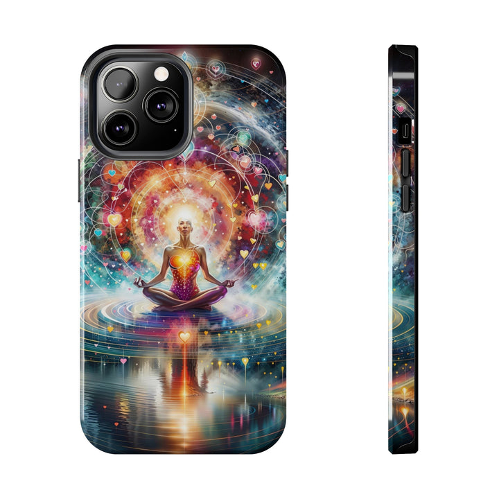 Cosmic Meditation Harmony - Tough Phone Case - Phone Case - g(0D·IO) - iPhone 13 Pro Max - -