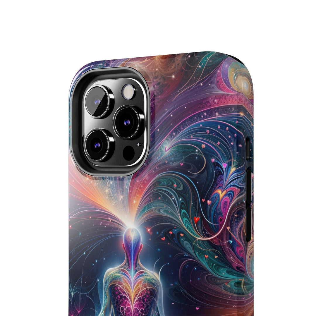 Cosmic Meditation Harmony - Tough Phone Case - Phone Case - g(0D·IO) - iPhone 13 Mini - -