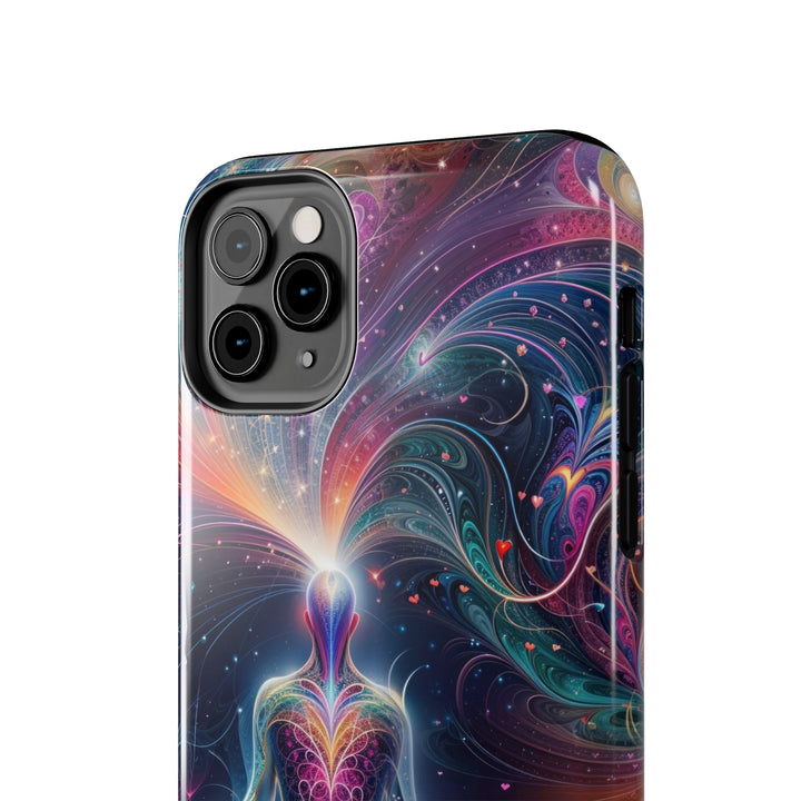 Cosmic Meditation Harmony - Tough Phone Case - Phone Case - g(0D·IO) - iPhone 13 Mini - -