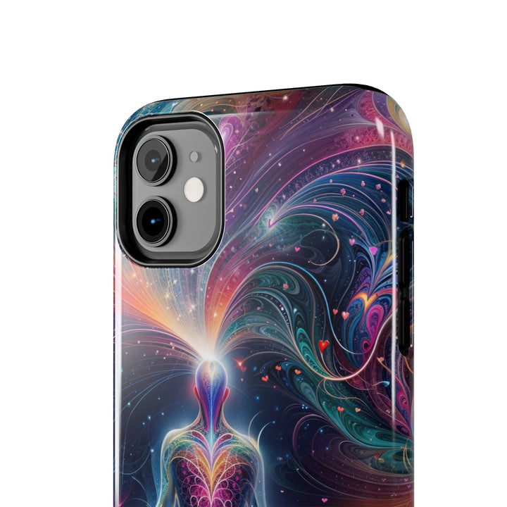 Cosmic Meditation Harmony - Tough Phone Case - Phone Case - g(0D·IO) - iPhone 13 Mini - -