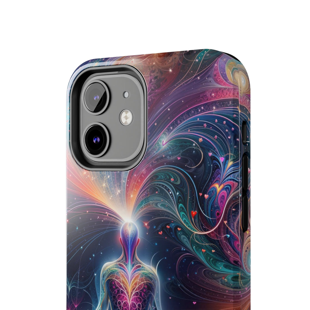 Cosmic Meditation Harmony - Tough Phone Case - Phone Case - g(0D·IO) - iPhone 13 Mini - -