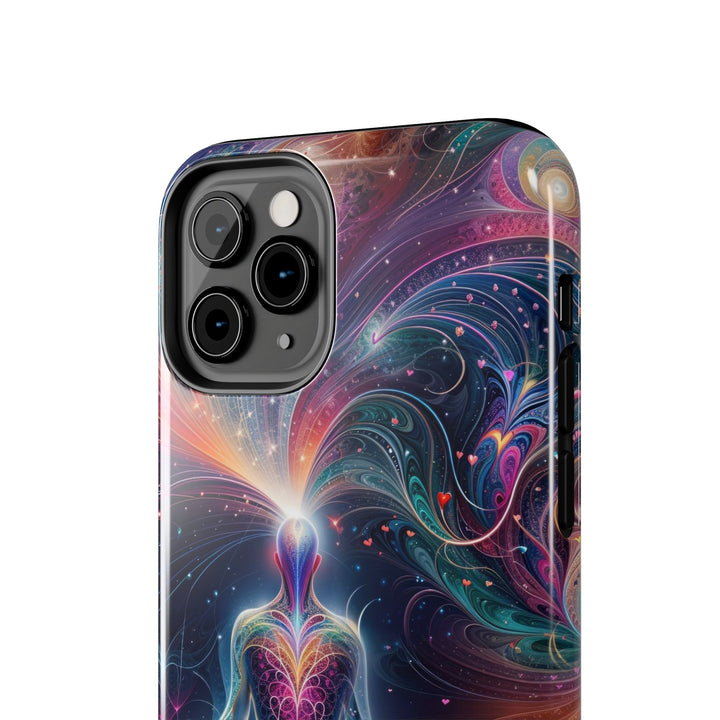 Cosmic Meditation Harmony - Tough Phone Case - Phone Case - g(0D·IO) - iPhone 13 Mini - -