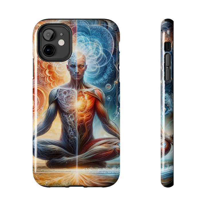 Cosmic Meditation Harmony - Tough Phone Case - Phone Case - g(0D·IO) - iPhone 11 - -