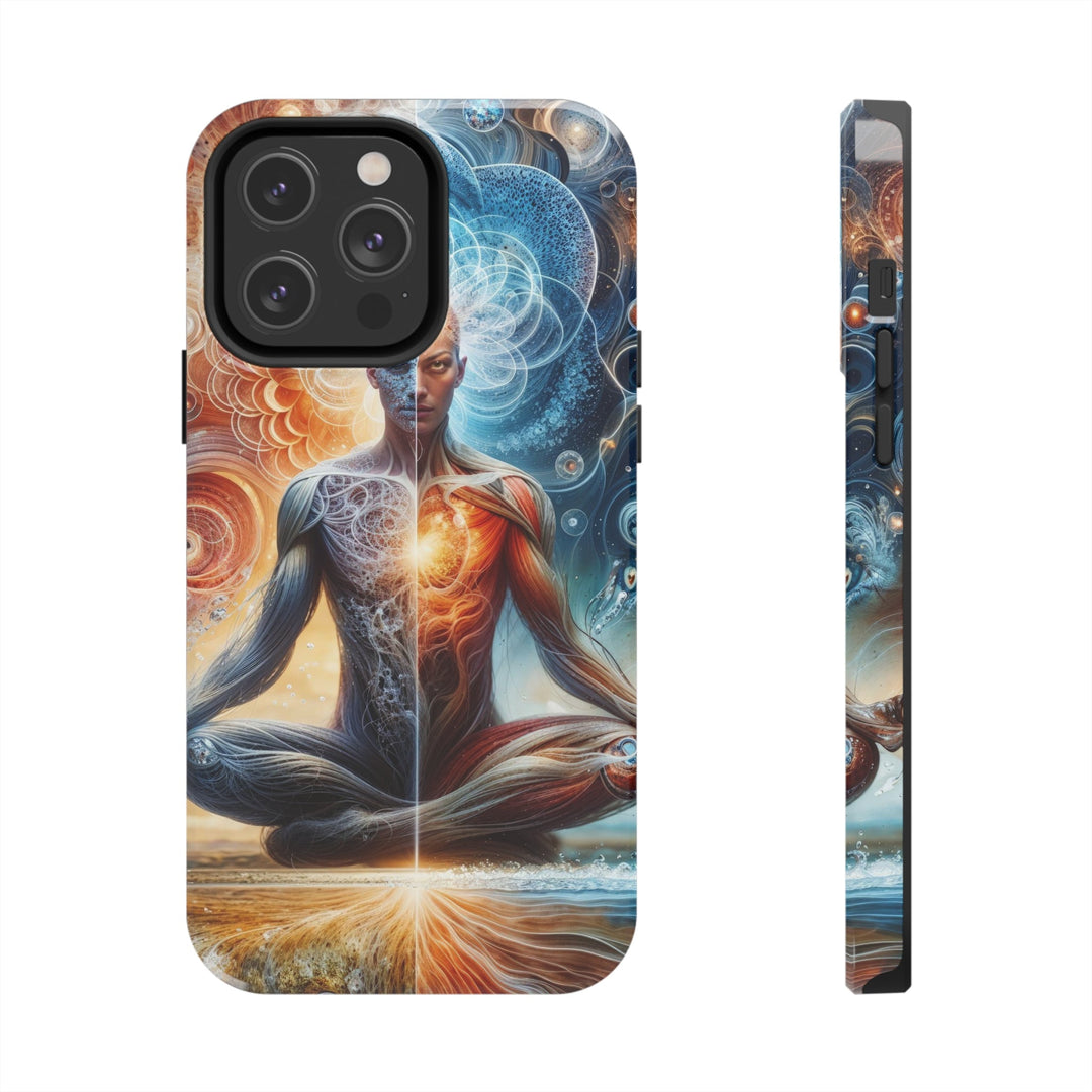 Cosmic Meditation Harmony - Tough Phone Case - Phone Case - g(0D·IO) - iPhone 14 Pro Max - -