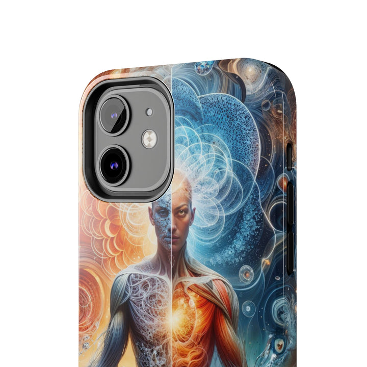 Cosmic Meditation Harmony - Tough Phone Case - Phone Case - g(0D·IO) - iPhone 13 Mini - -