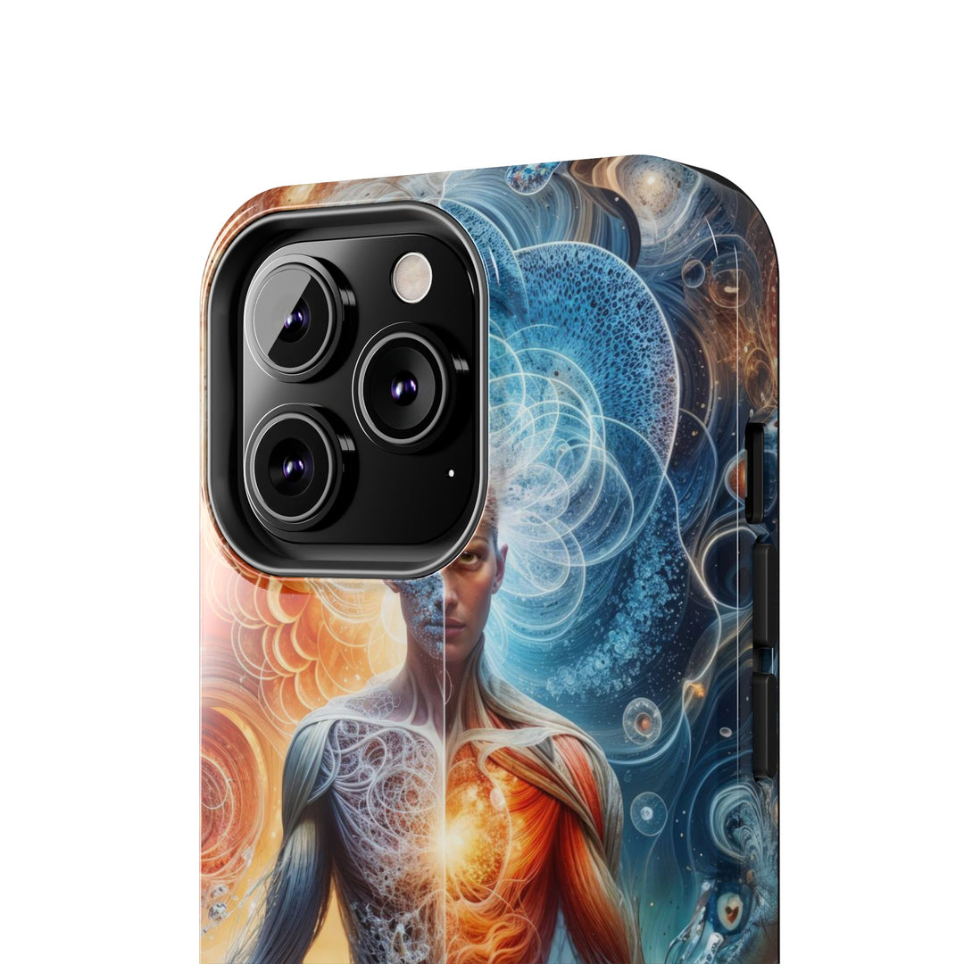 Cosmic Meditation Harmony - Tough Phone Case - Phone Case - g(0D·IO) - iPhone 13 Mini - -