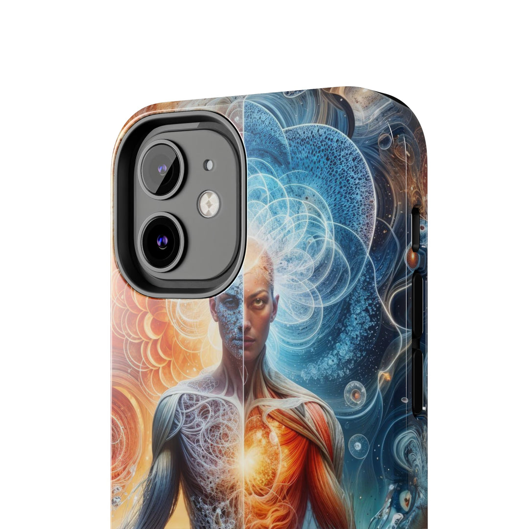 Cosmic Meditation Harmony - Tough Phone Case - Phone Case - g(0D·IO) - iPhone 13 Mini - -