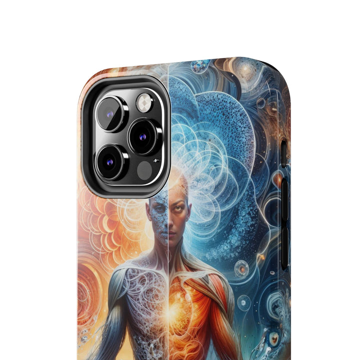 Cosmic Meditation Harmony - Tough Phone Case - Phone Case - g(0D·IO) - iPhone 13 Mini - -