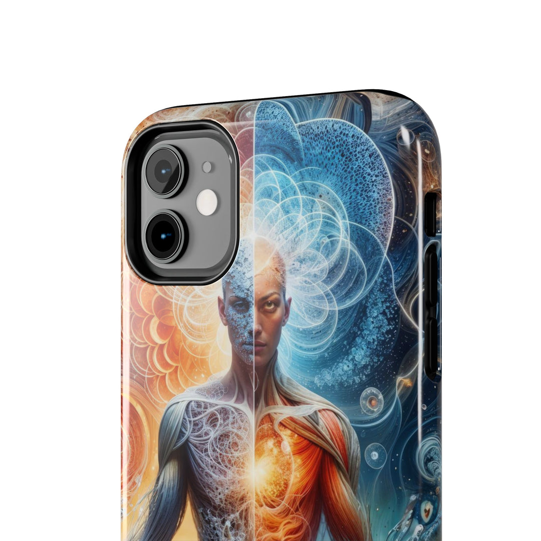 Cosmic Meditation Harmony - Tough Phone Case - Phone Case - g(0D·IO) - iPhone 13 Mini - -