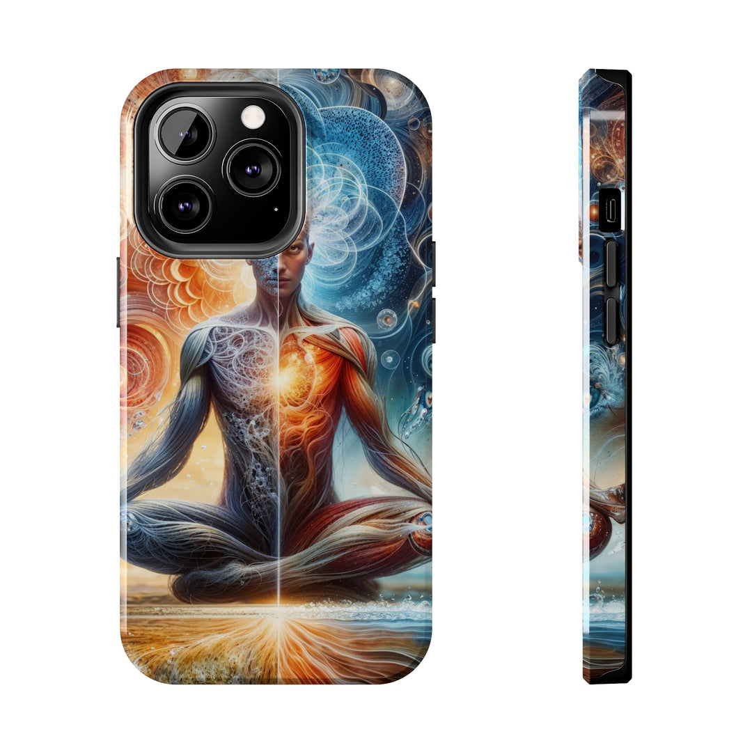 Cosmic Meditation Harmony - Tough Phone Case - Phone Case - g(0D·IO) - iPhone 13 Pro - -