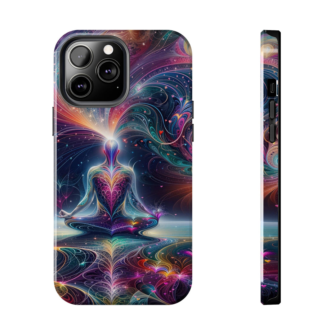 Cosmic Meditation Harmony - Tough Phone Case - Phone Case - g(0D·IO) - iPhone 13 Pro Max - -