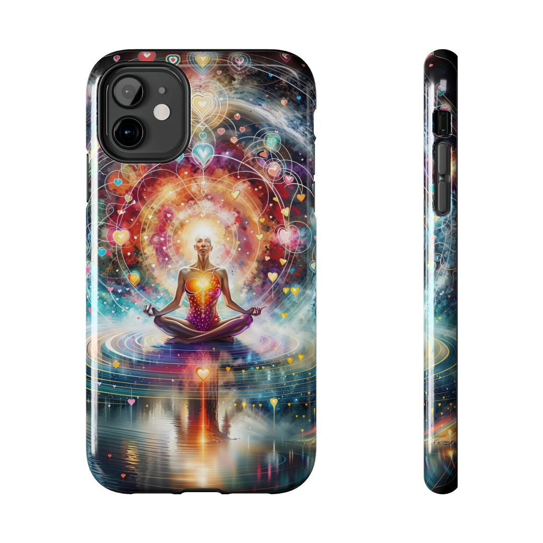 Cosmic Meditation Harmony - Tough Phone Case - Phone Case - g(0D·IO) - iPhone 11 - -