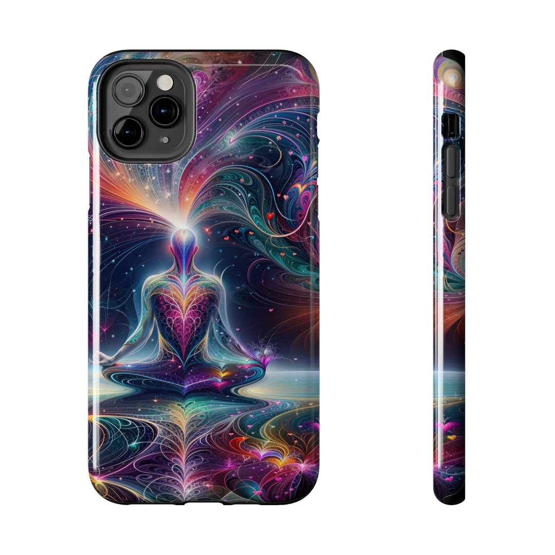 Cosmic Meditation Harmony - Tough Phone Case - Phone Case - g(0D·IO) - iPhone 11 Pro Max - -