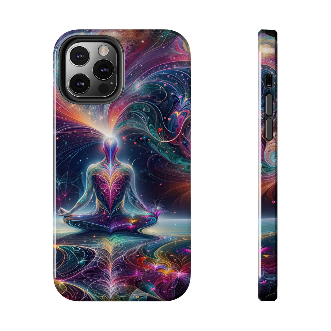 Cosmic Meditation Harmony - Tough Phone Case - Phone Case - g(0D·IO) - iPhone 12 Pro - -