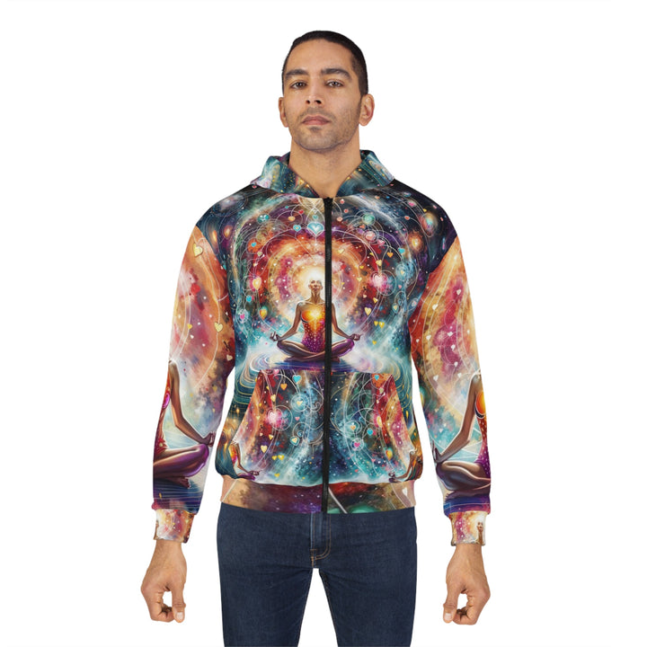 Cosmic Meditation Harmony - Unisex Zip Hoodie - All Over Prints - g(0D·IO) - XS - -