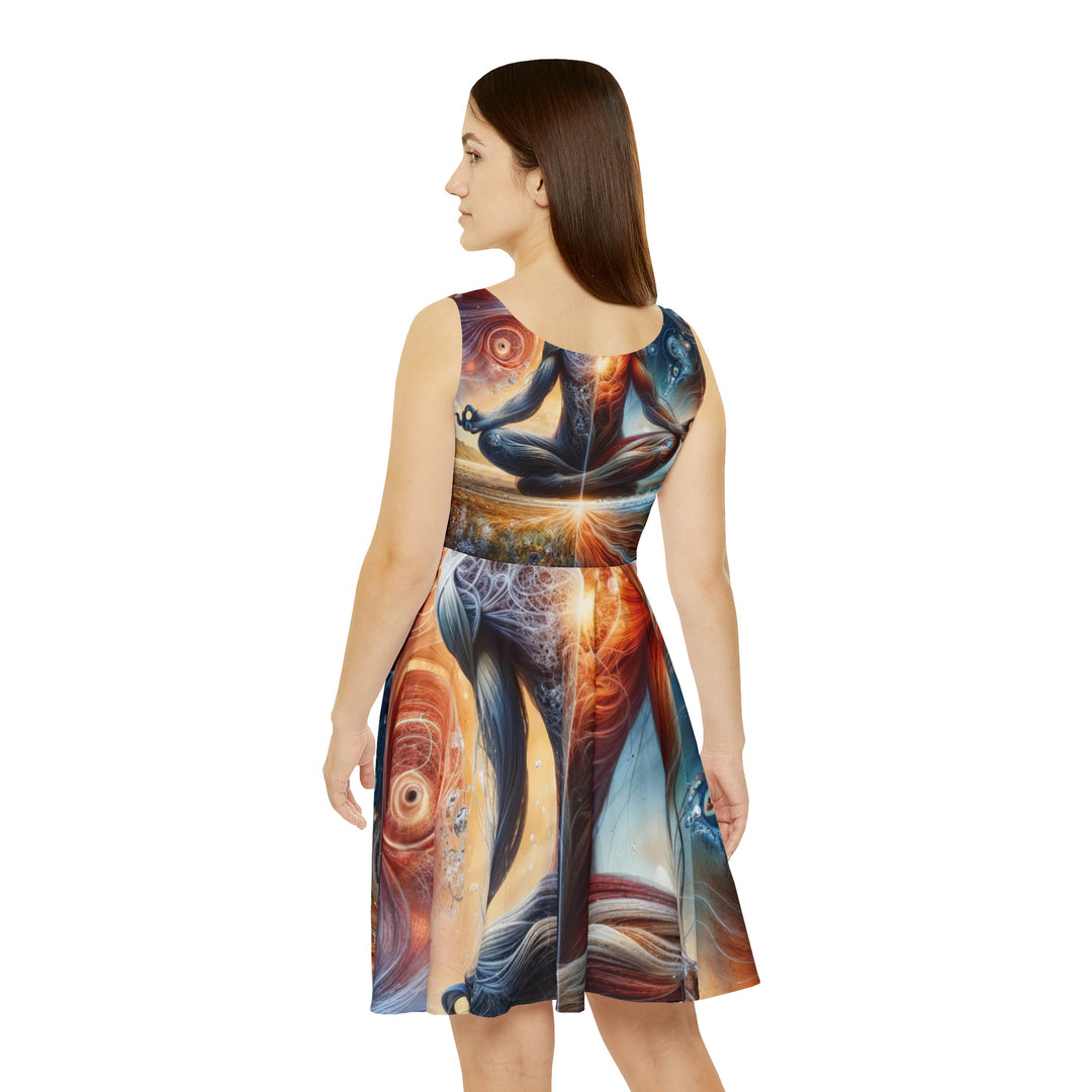 Cosmic Meditation Harmony - Women's Skater Dress - All Over Prints - g(0D·IO) - XS - -