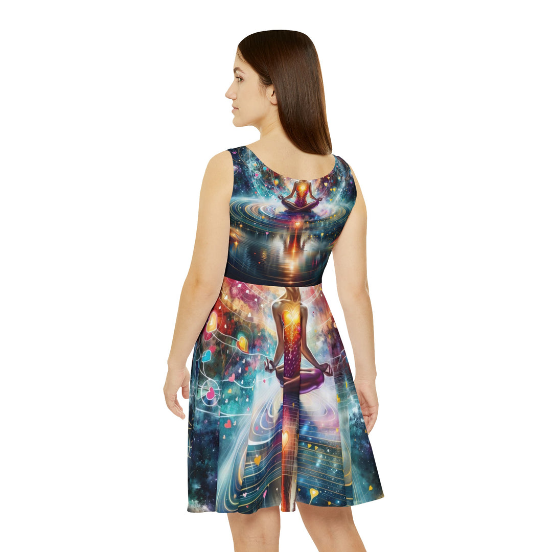 Cosmic Meditation Harmony - Women's Skater Dress - All Over Prints - g(0D·IO) - XS - -