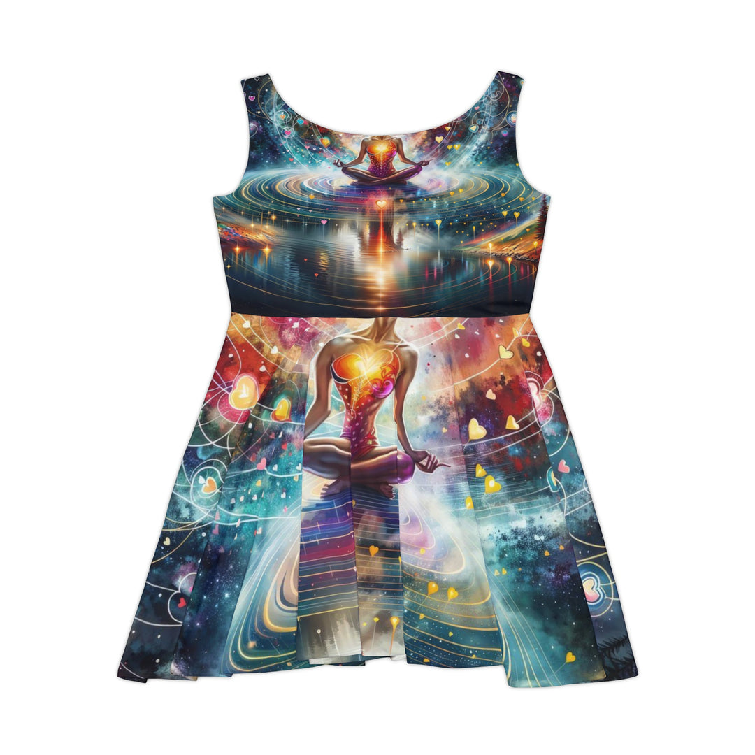 Cosmic Meditation Harmony - Women's Skater Dress - All Over Prints - g(0D·IO) - XS - -