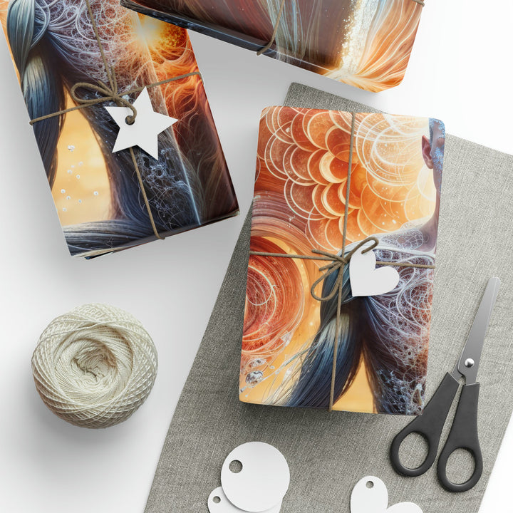 Cosmic Meditation Harmony - Wrapping Paper - Home Decor - g(0D·IO) - 30" x 180" - Matte -