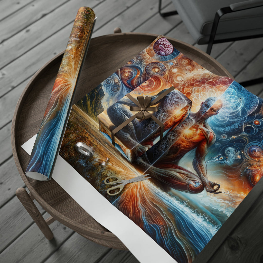 Cosmic Meditation Harmony - Wrapping Paper - Home Decor - g(0D·IO) - 30" x 180" - Matte -