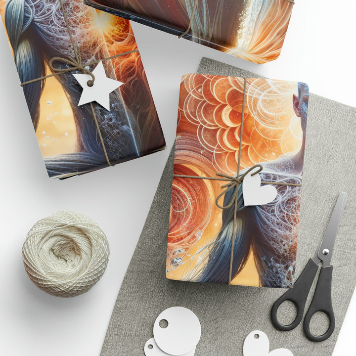 Cosmic Meditation Harmony - Wrapping Paper - Home Decor - g(0D·IO) - 30" x 180" - Matte -