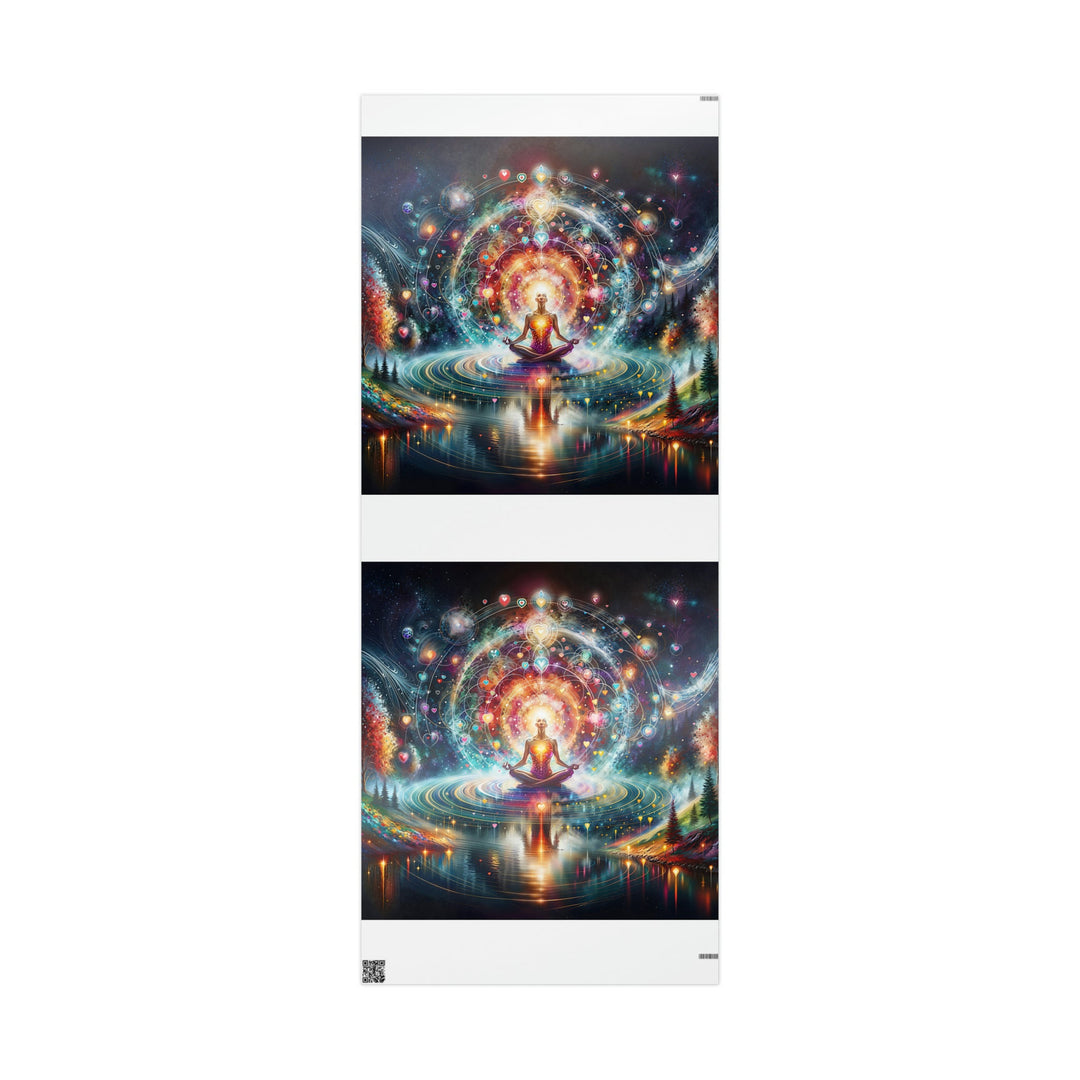 Cosmic Meditation Harmony - Wrapping Paper - Home Decor - g(0D·IO) - 30'' x 72'' - Glossy -