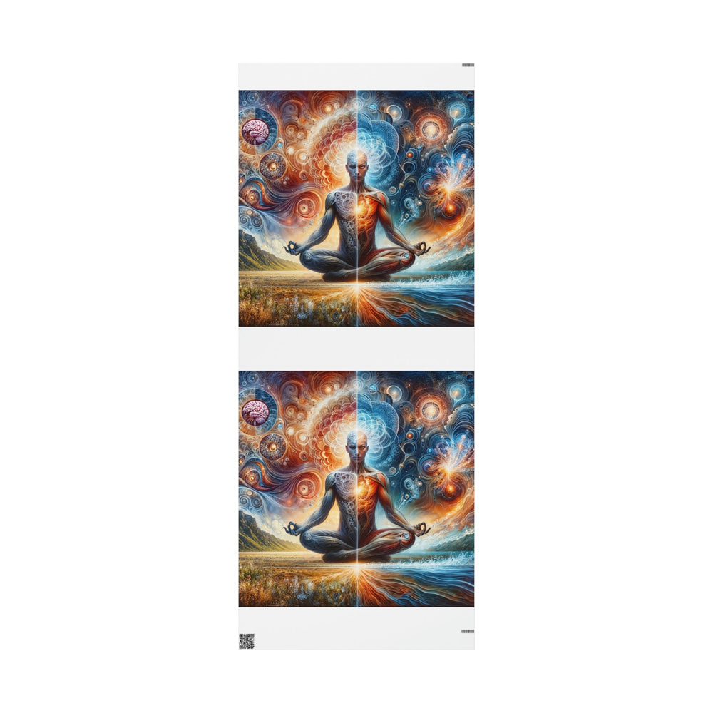 Cosmic Meditation Harmony - Wrapping Paper - Home Decor - g(0D·IO) - 30'' x 72'' - Matte -