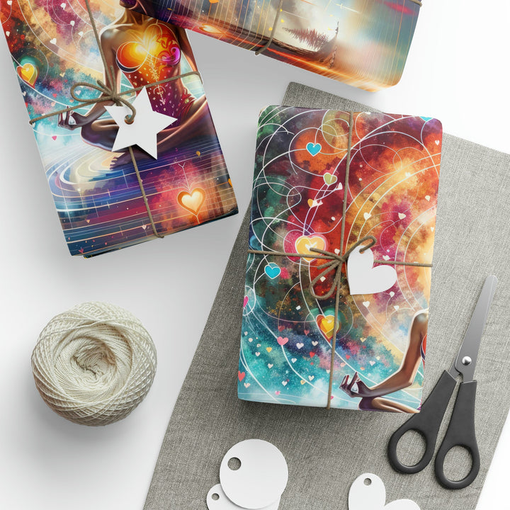 Cosmic Meditation Harmony - Wrapping Paper - Home Decor - g(0D·IO) - 30" x 180" - Matte -