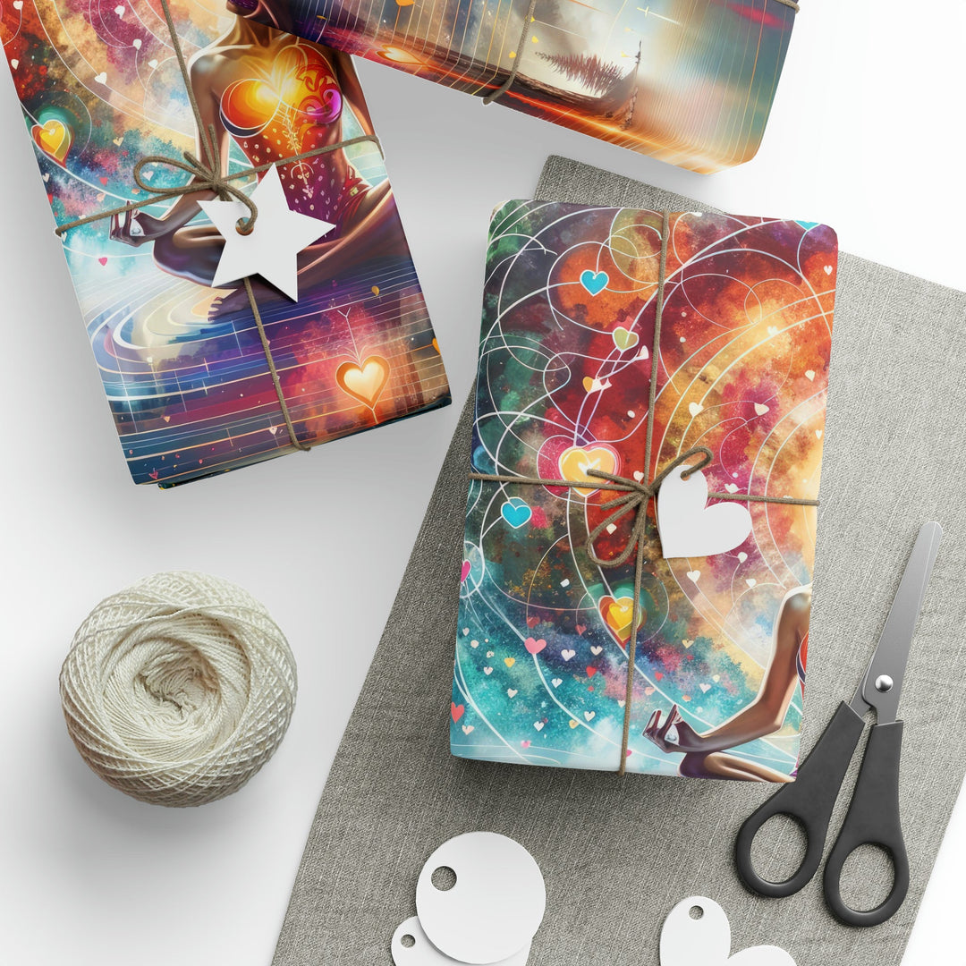 Cosmic Meditation Harmony - Wrapping Paper - Home Decor - g(0D·IO) - 30" x 180" - Matte -