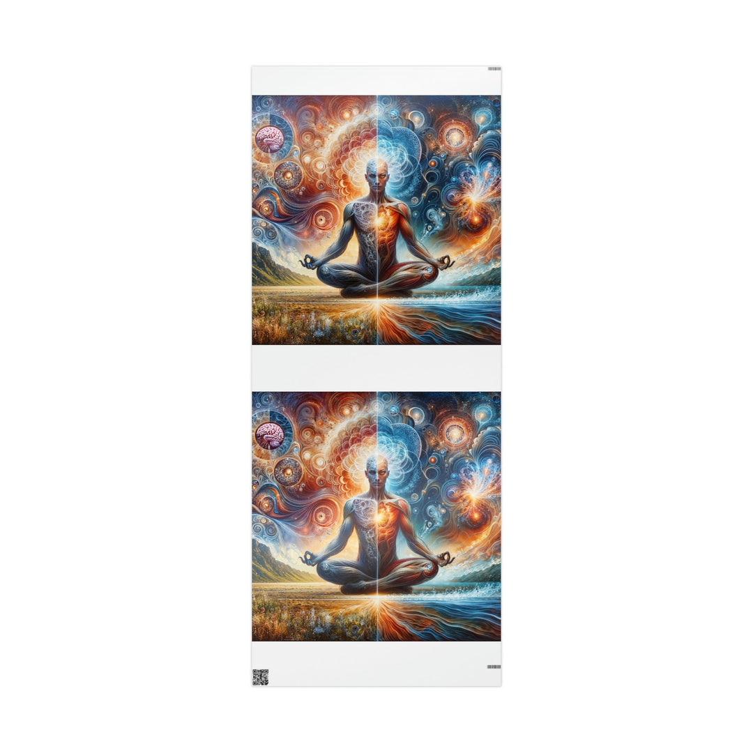 Cosmic Meditation Harmony - Wrapping Paper - Home Decor - g(0D·IO) - 30'' x 72'' - Glossy -