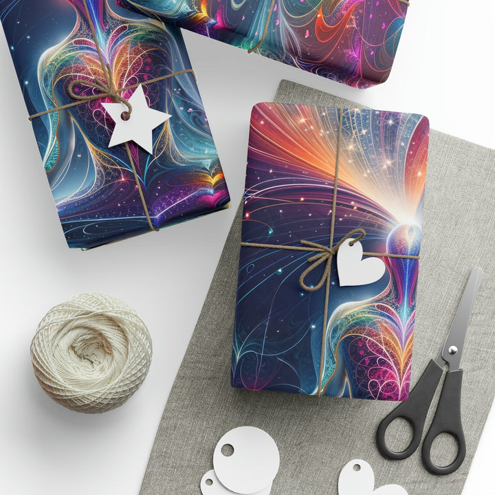 Cosmic Meditation Harmony - Wrapping Paper - Home Decor - g(0D·IO) - 30" x 180" - Matte -