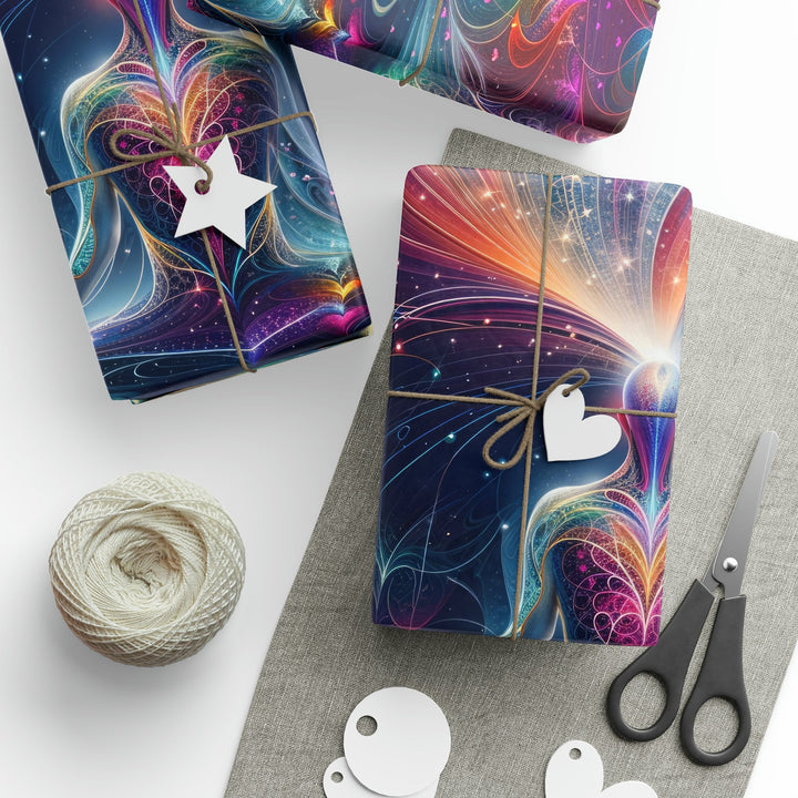 Cosmic Meditation Harmony - Wrapping Paper - Home Decor - g(0D·IO) - 30" x 180" - Matte -