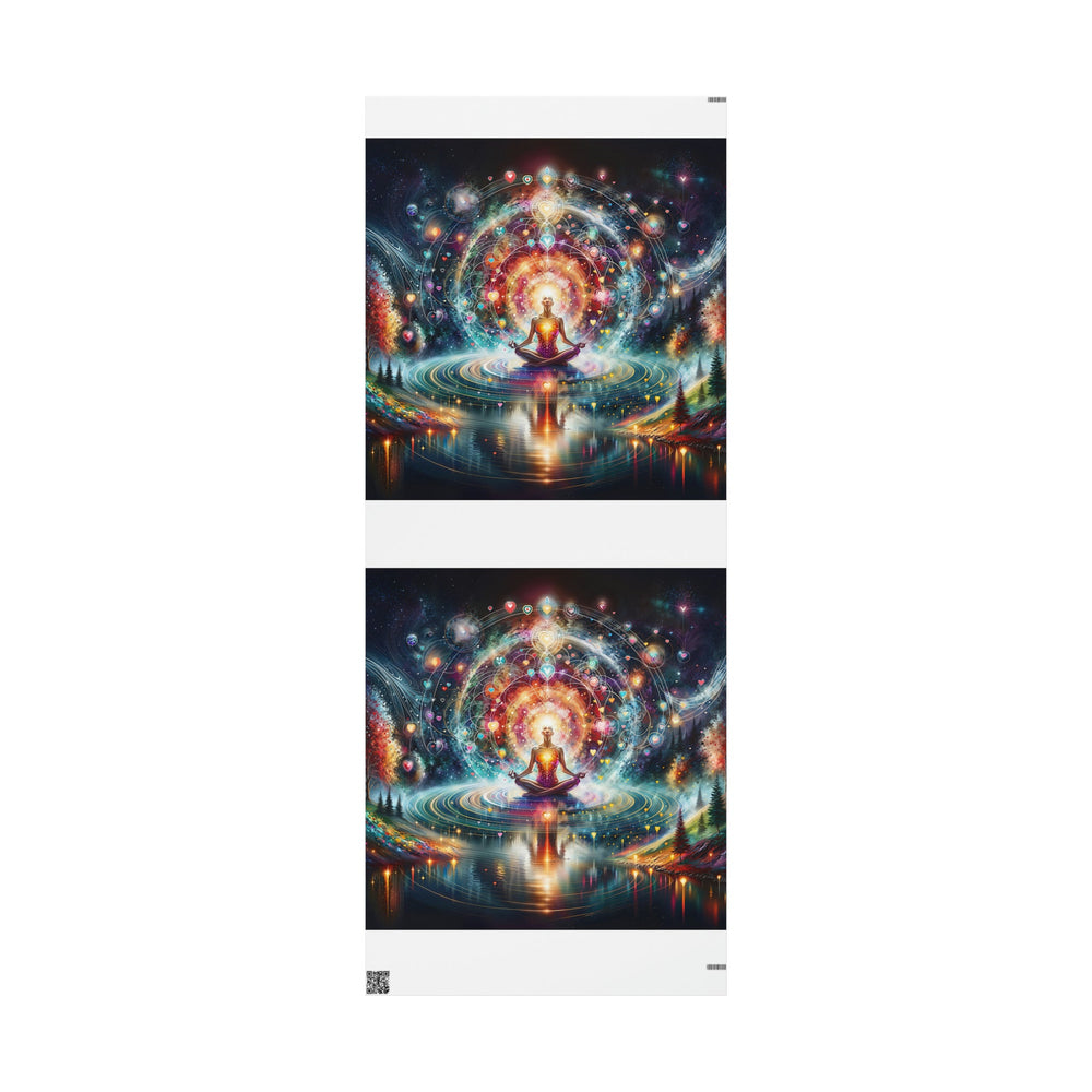 Cosmic Meditation Harmony - Wrapping Paper - Home Decor - g(0D·IO) - 30'' x 72'' - Matte -