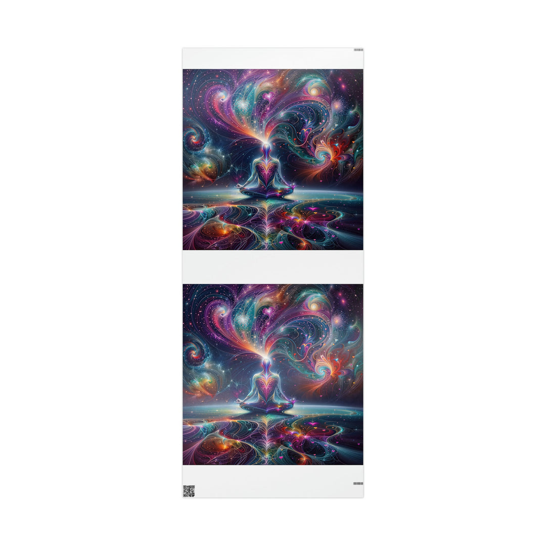 Cosmic Meditation Harmony - Wrapping Paper - Home Decor - g(0D·IO) - 30'' x 72'' - Glossy -
