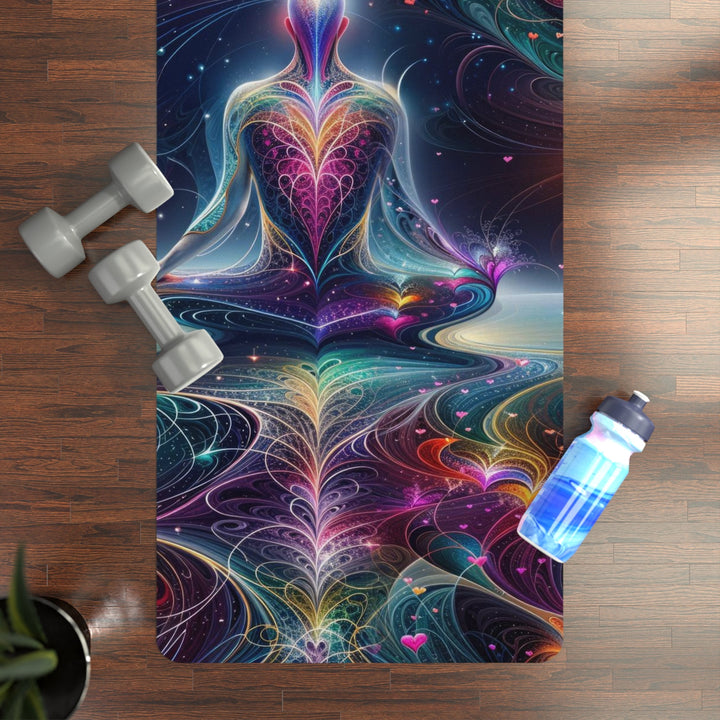 Cosmic Meditation Harmony - Yoga Mat - Home Decor - g(0D·IO) - 24” x 68” - -
