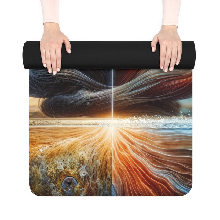 Cosmic Meditation Harmony - Yoga Mat - Home Decor - g(0D·IO) - 24” x 68” - -