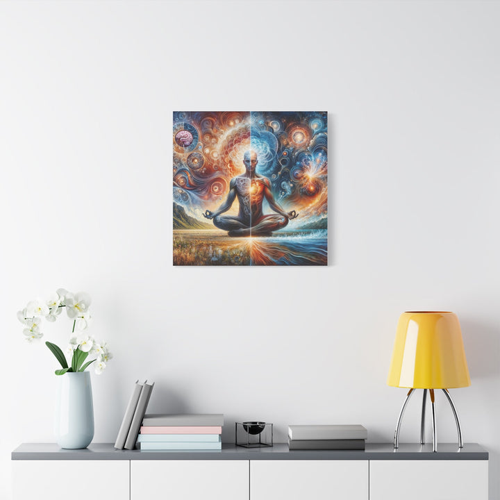 Cosmic Meditation Symbiosis - Matte Canvas Print 1.25" - Canvas - g(0D·IO) - 36" x 36" - 1.25" -