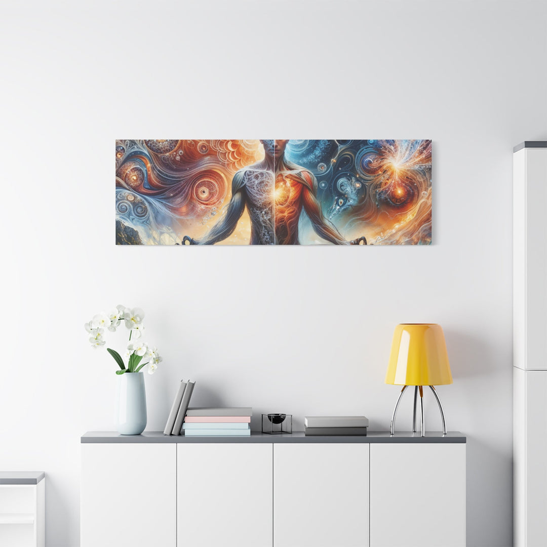 Cosmic Meditation Symbiosis - Matte Canvas Print 1.25" - Canvas - g(0D·IO) - 36" x 36" - 1.25" -