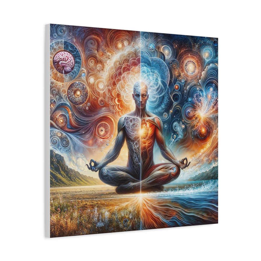 Cosmic Meditation Symbiosis - Matte Canvas Print 1.25" - Canvas - g(0D·IO) - 36" x 36" - 1.25" -