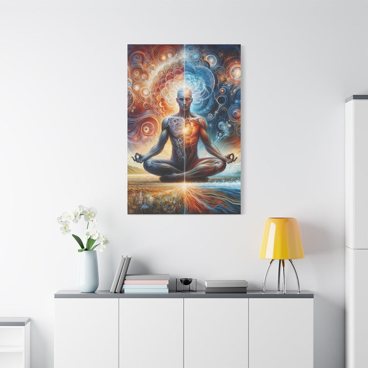 Cosmic Meditation Symbiosis - Matte Canvas Print 1.25" - Canvas - g(0D·IO) - 36" x 36" - 1.25" -