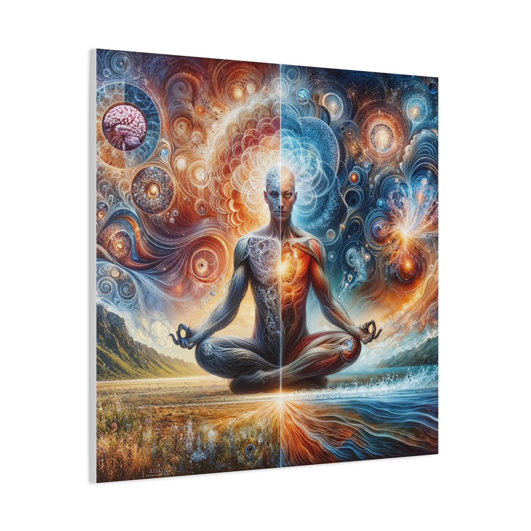 Cosmic Meditation Symbiosis - Matte Canvas Print 1.25" - Canvas - g(0D·IO) - 36" x 36" - 1.25" -