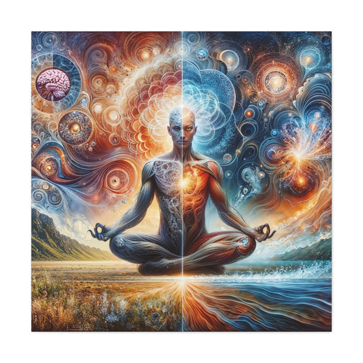 Cosmic Meditation Symbiosis - Matte Canvas Print 1.25" - Canvas - g(0D·IO) - 36" x 36" - 1.25" -